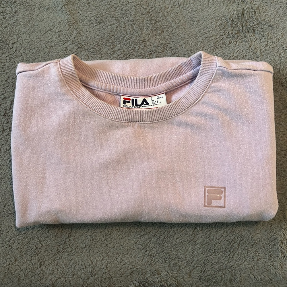 Lilac Fila Crewneck